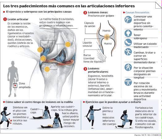 FisioterapiayS's tweet photo. Padecimientos más comunes en la articulación de la rodilla http://t.co/nXc6knE7Nt
