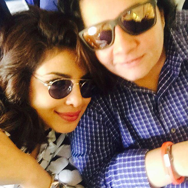 Priyanka Chopra sayz: Happy birthday to my manager par excellence and dear friend I love u! 