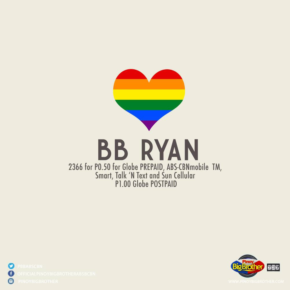 BundaBunda17's tweet photo. #OneForRyanBacalla #BBRYAN #Ryanations #SolidRyan #Ryanatics #TeamRyan http://t.co/lysgCnuvl9