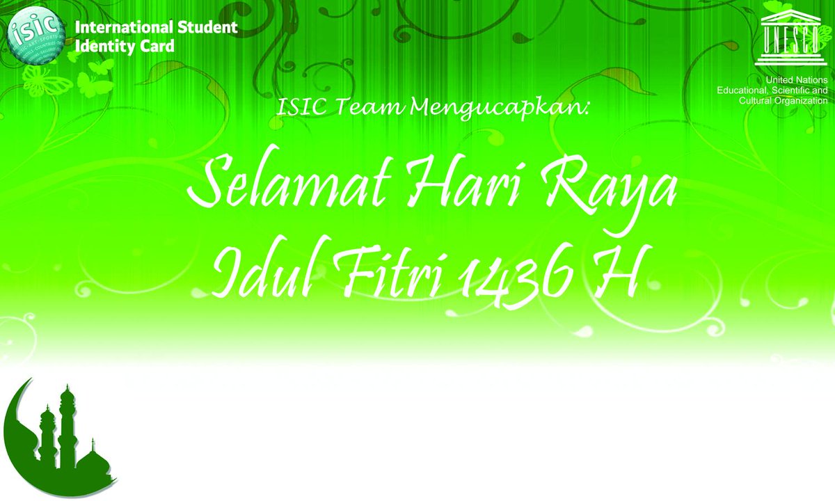 Seluruh Jajaran Staff ISIC Indonesia Mengucapkan "Selamat Hari Raya Idul Fitri 1436 H" :)