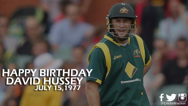 Happy Birthday \David Hussey\. He turns 38 today. 