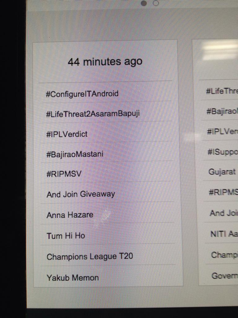 sujal_adhia's tweet image. Top trending in #Ahmedabad #ConfigureITAndroid @configure_it