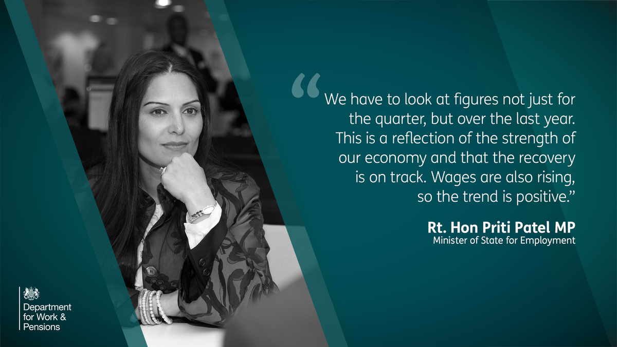 DWPgovuk's tweet photo. Priti Patel: "We have more investment in people, more focus on skills and a wider plan on productivity" @SkyNews http://t.co/ik7C7gaQ0g