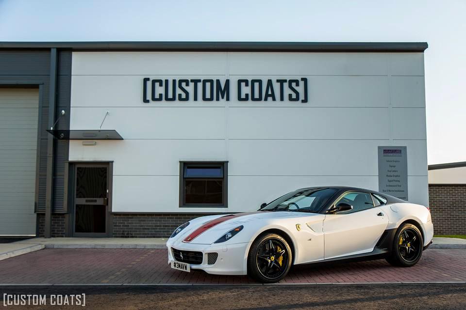 #vinylwrap #3mavw #layednotsprayed #ferrariwrap full car make over from Amari supercars customcoats.co.uk