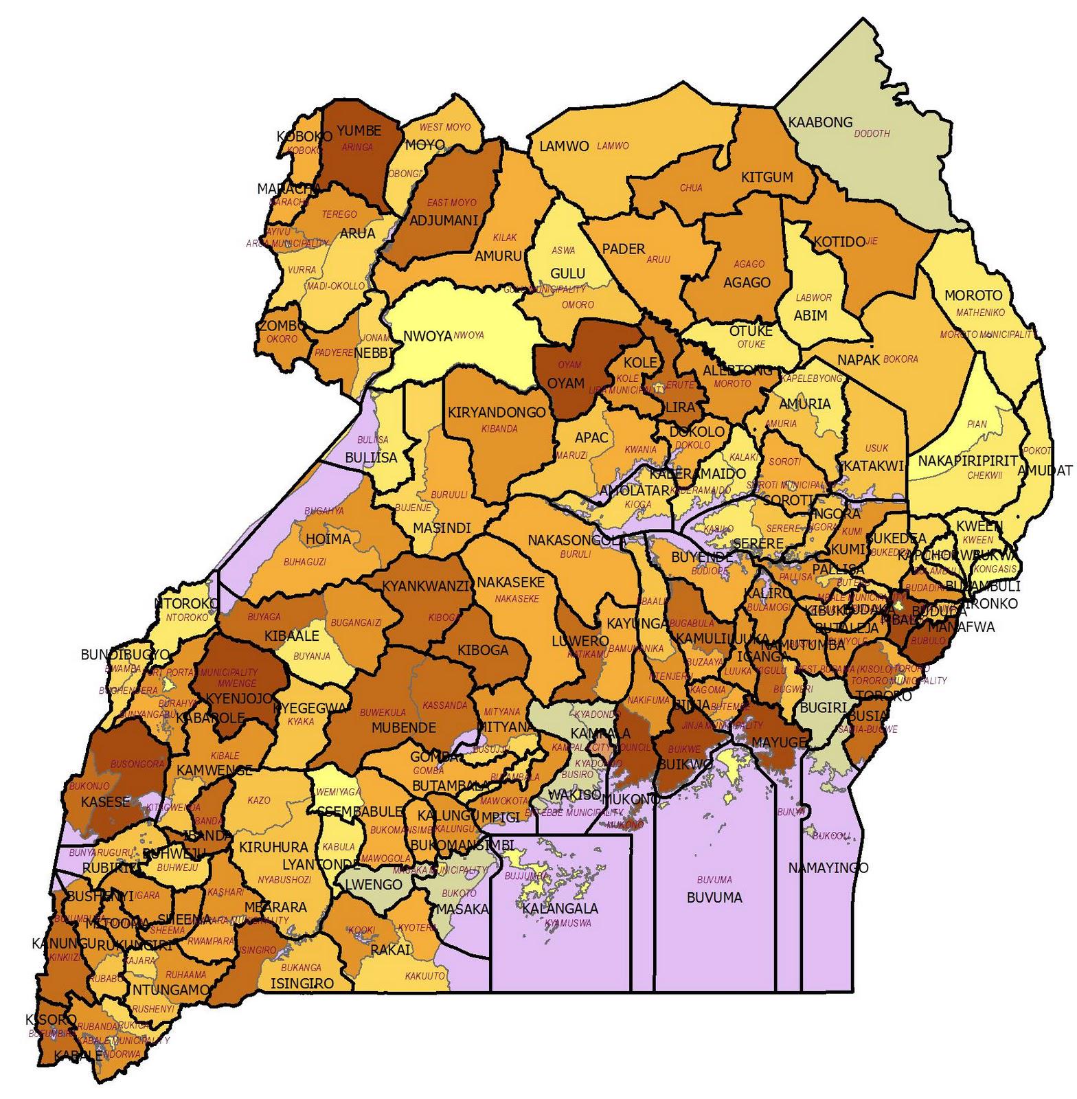 Map Of Buliisa District Buliisa District On Twitter: "Locate @Buliisadistrict On The Map Of Uganda  #Location #Uganda #Geography Http://T.co/S0Agm42Ywc" / Twitter