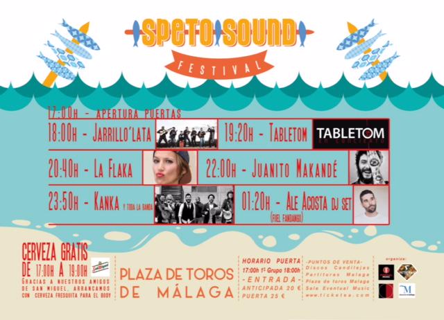 El_Kanka's tweet photo. Aquí tenéis el horario del #Spetosound pedazo de cartel y además birra gratix de 17 a 19 #Nosecómodeciros http://t.co/93mgWx0qPV