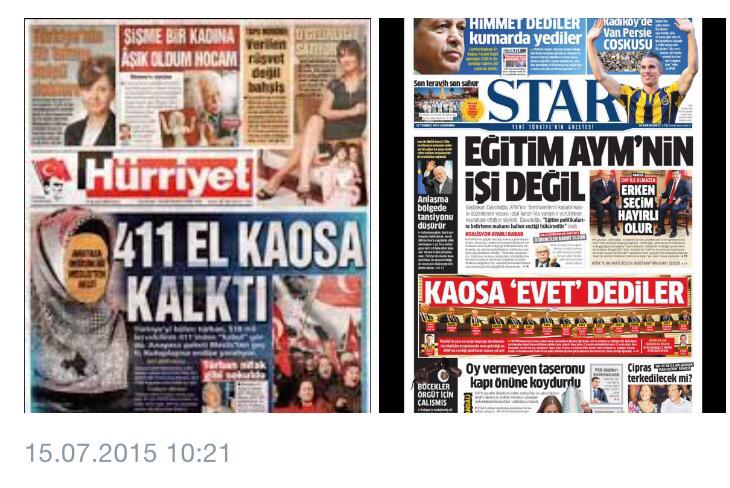 SeflekDede's tweet photo. Yav he he..!
Dün de kaos deniliyordu,bugün de kaos deniliyor. Zihniyet aynı olunca,değişen birşey yok!? http://t.co/OKS1T4Q1rC
