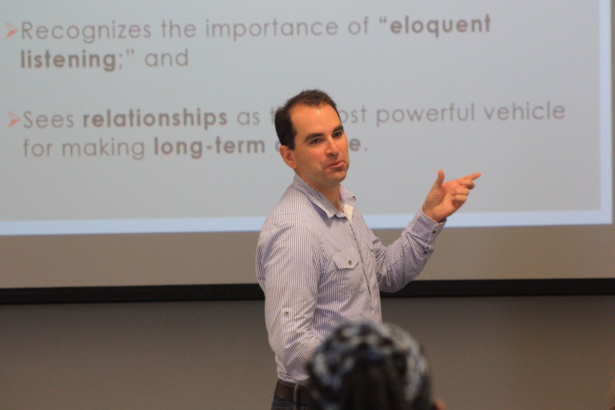 ReACT_UCT's tweet photo. " New community leadership focuses on gifts and talents, rather than deficits" - Nicholas Longo #reactUCT2015 http://t.co/blU78jUfaR