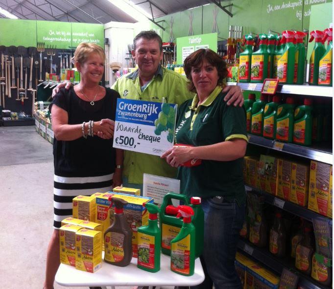 #GroenRijk #Zwanenburg beste verkoper van #duurzame #onkruidbestrijding. Gefeliciteerd!