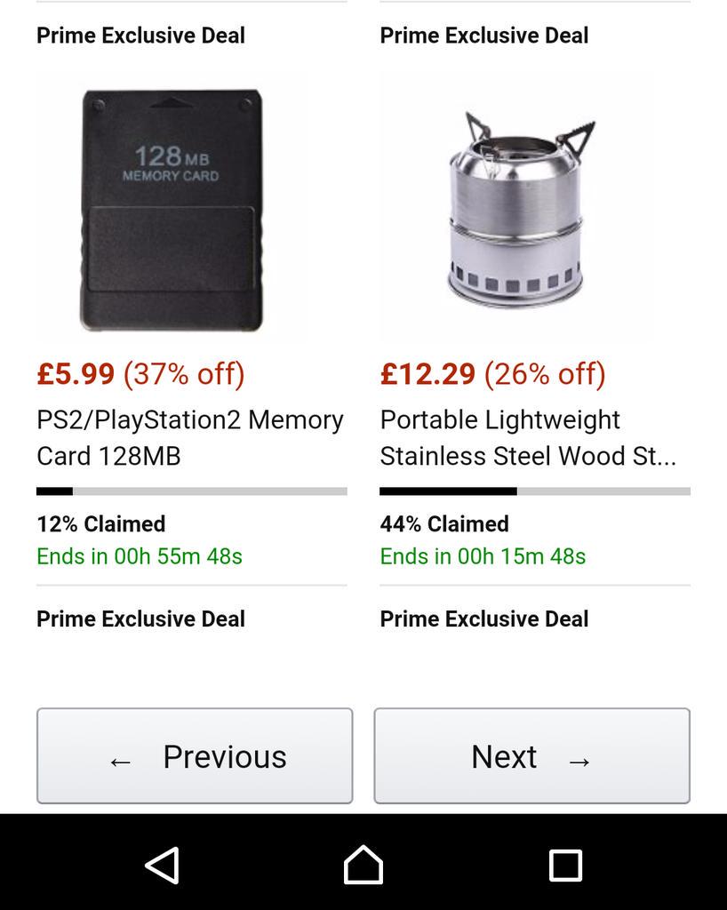 GoFishFriday's tweet image. The #primeday deals are so mind boggling that we've travelled back to 2001!