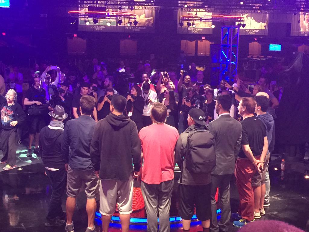 Liv_Boeree's tweet image. The November nine, from behind.