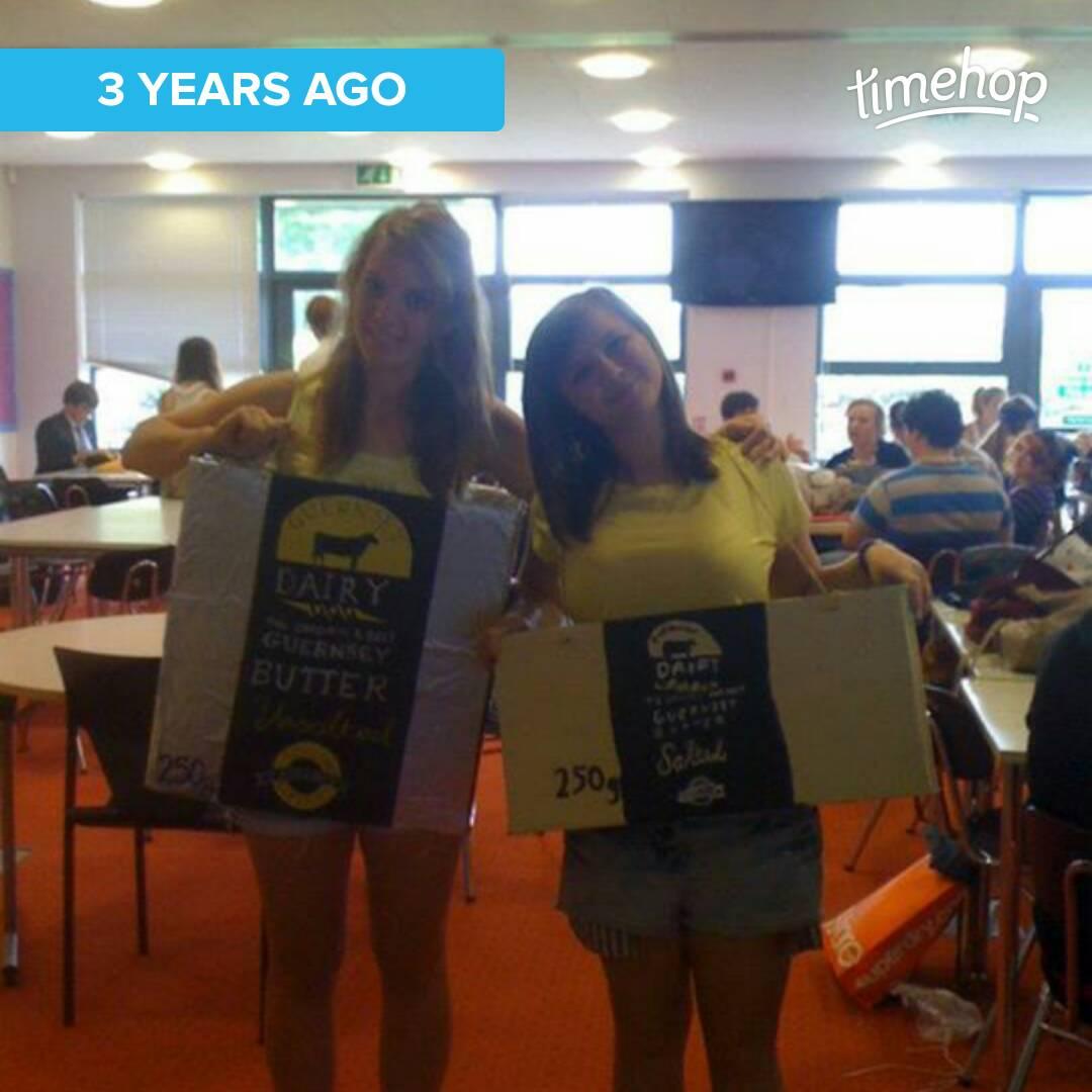 natalielepage's tweet photo. 3 years ago today @MegandeGaris !!! We do love our butter haha http://t.co/RAB79VMy6O