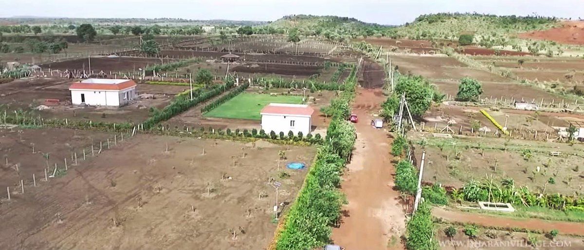 DV_TheVillage's tweet image. The first project of #TheVillage has come to life in an 80acre highly fertile black cotton soil belt 
#propertylayout