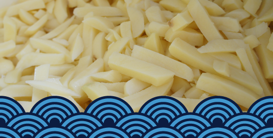 Our Chippy Chip Chips are all ready for #frying #fishandchips #eatmorefish #Gainsborough #Lincolnshire