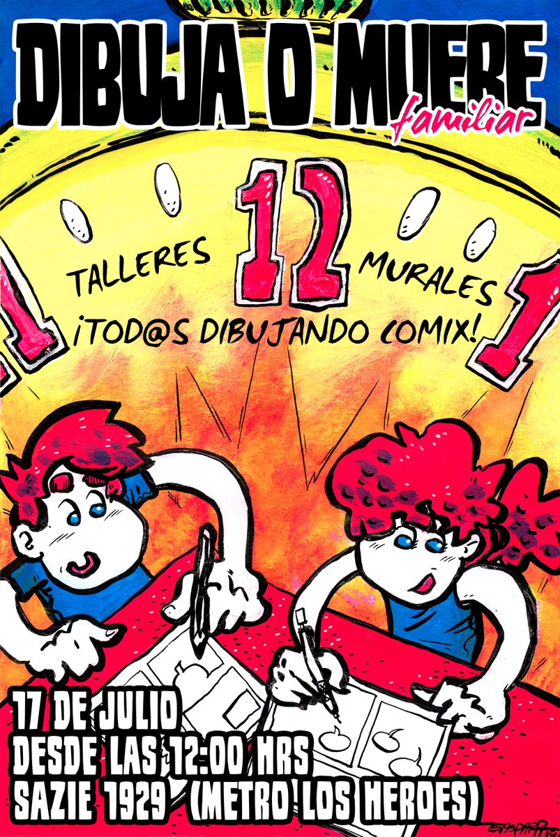 ¡¡¡DIBUJA O MUERE JUNTO A TU FAMILIA!!! (este viernes)