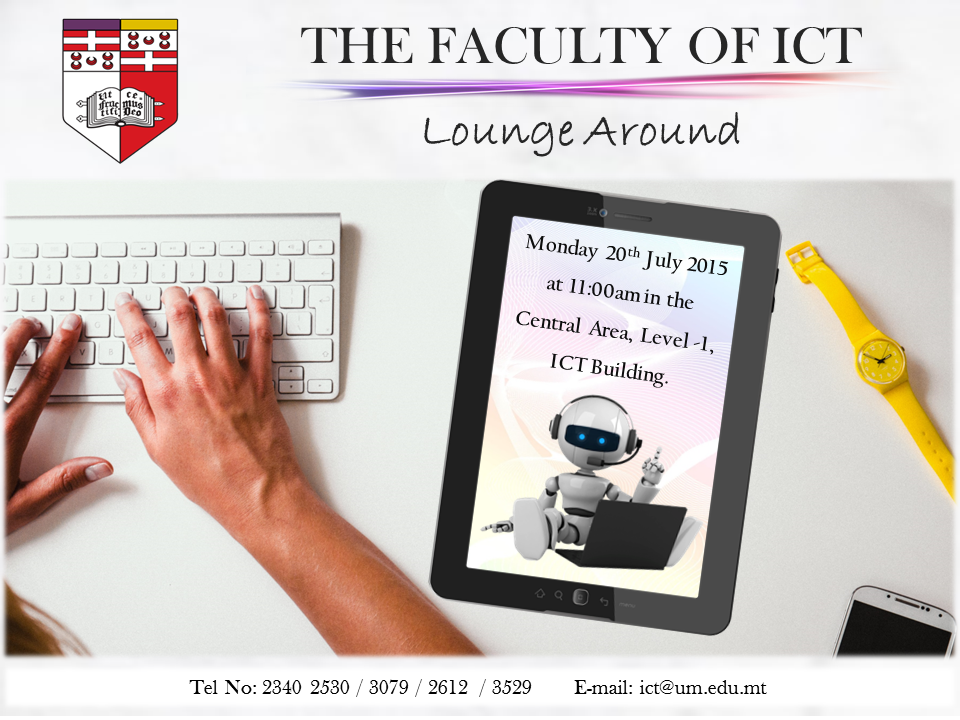 Lounge Around Sessions - Studying at the Faculty of ICT #Malta #Tech facebook.com/events/9243022…