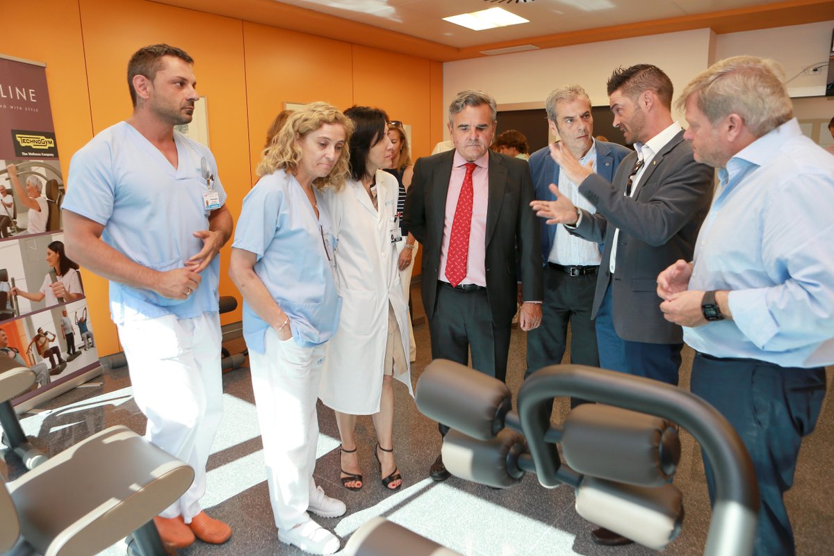 El <a href="/PuertaDHierroMa/">Hospital P.Hierro M.</a> ya dispone de la maquinaría <a href="/Technogym/">Technogym</a> que conseguimos para ellos.Gracias fisicos! #FisicoSeMueve