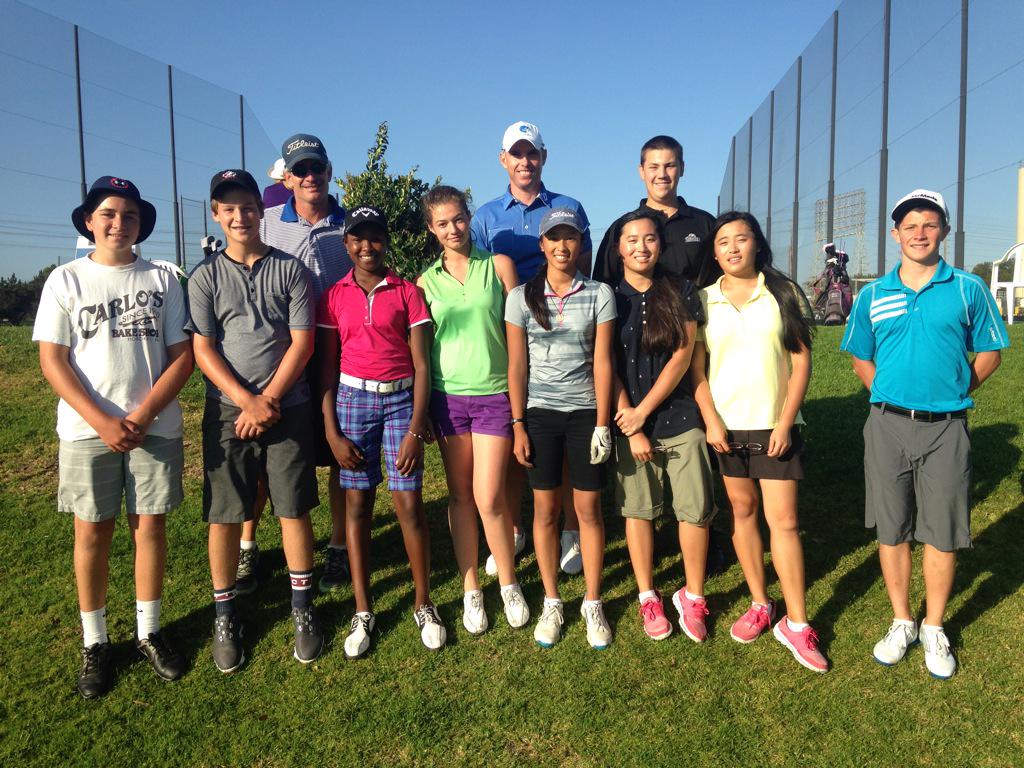 TonyCMeyer's tweet photo. Great fun with @GSHJUNIORGOLF Juniors at #ElSugundo. Some great work being done by @PGA_com Professional Josh Alpert http://t.co/nAYLJe5nkZ