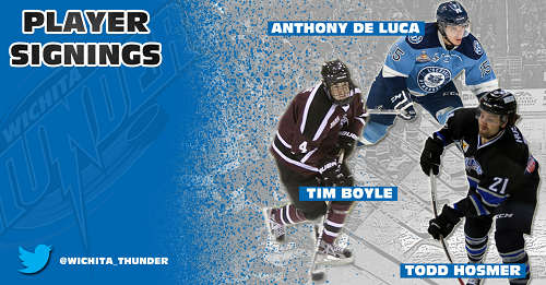 Wichita_Thunder's tweet photo. Thunder re-sign @Hosmer10; add @Deluca15KC @Tim_Boyle3 http://t.co/gNEDFUzH7t http://t.co/Y7RamGnCeO