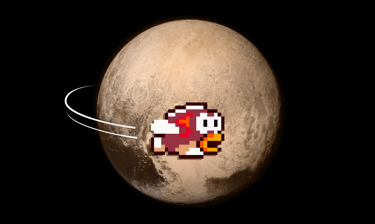 redBitgames's tweet photo. There's a starFish waiting in the sky! @NASA #gamedev #indiedev #pluto #splashyfish http://t.co/2asYGNvLOO