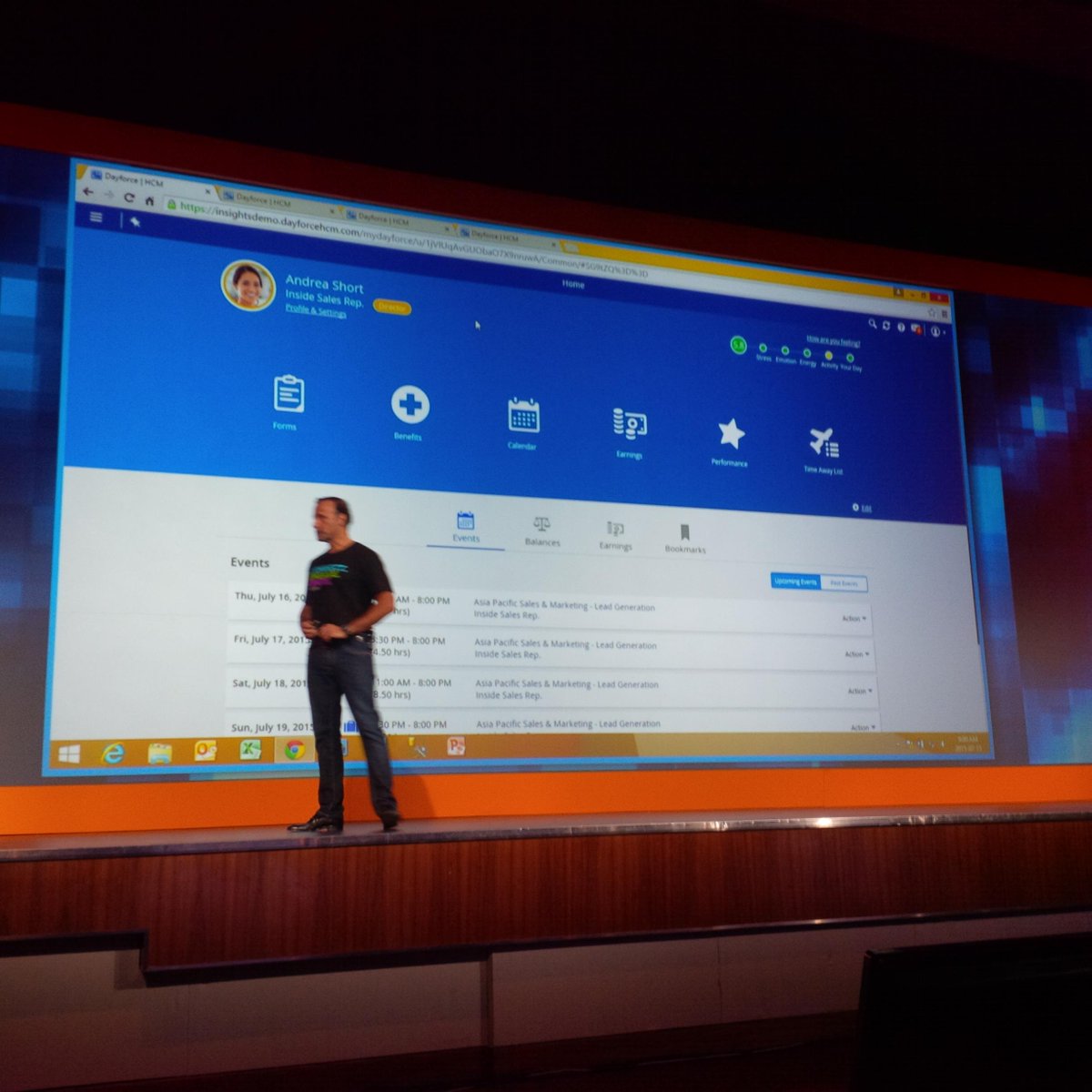 First reveal of the new Dayforce UI #CeridianInsights