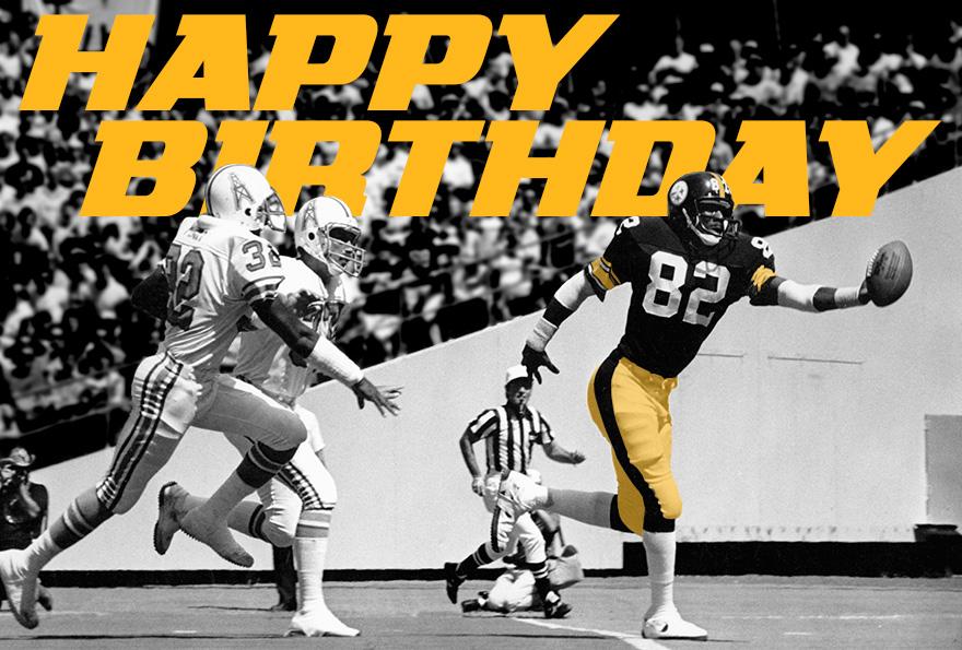 Happy Birthday to one of the best \" help us wish WR John Stallworth a happy birthday. 