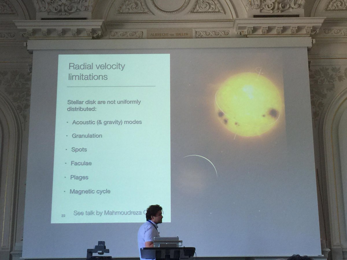 DMontesG's tweet photo. Towards the detection of nearby exoEarths - Alexandre Santerne #PathwaysII RV limitations - spots - missing physics? http://t.co/AqgViFRCYN
