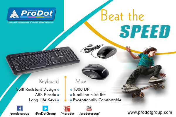 ProDot offers high quality USB and PS2 #Computer_Keyboard and #Computer_Mouse at affordable prices