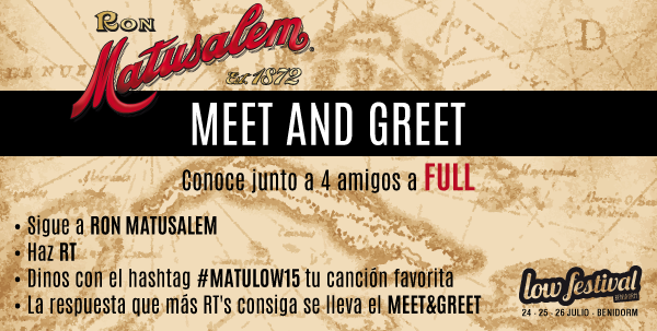 LowFestival's tweet photo. ¿Quieres conocer a @somosFull gracias a @ronmatusalem_es? ¡Sigue las instrucciones! ¡Hasta las 12 de mañana! http://t.co/1GDbrnztpX