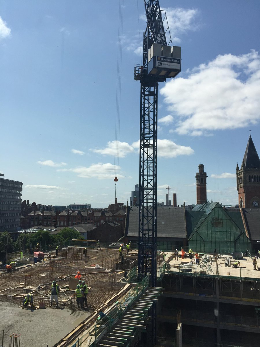 McAleerRushe's tweet photo. Live pictures from the @DominvsGroup Hotel, Manchester http://t.co/yOglSmajpf  @DominvsHotels http://t.co/CYqcnBbcWN