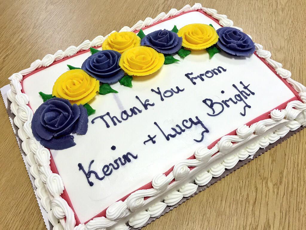DirectManor's tweet image. Thank you Kevin and Lucy for this beautiful cake! #cake #yum