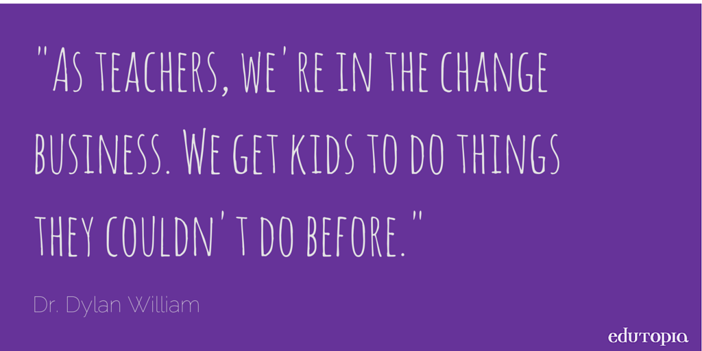edutopia's tweet photo. Truth. Courtesy of @dylanwiliam at #BLC15. http://t.co/kisZ2ZlrFn