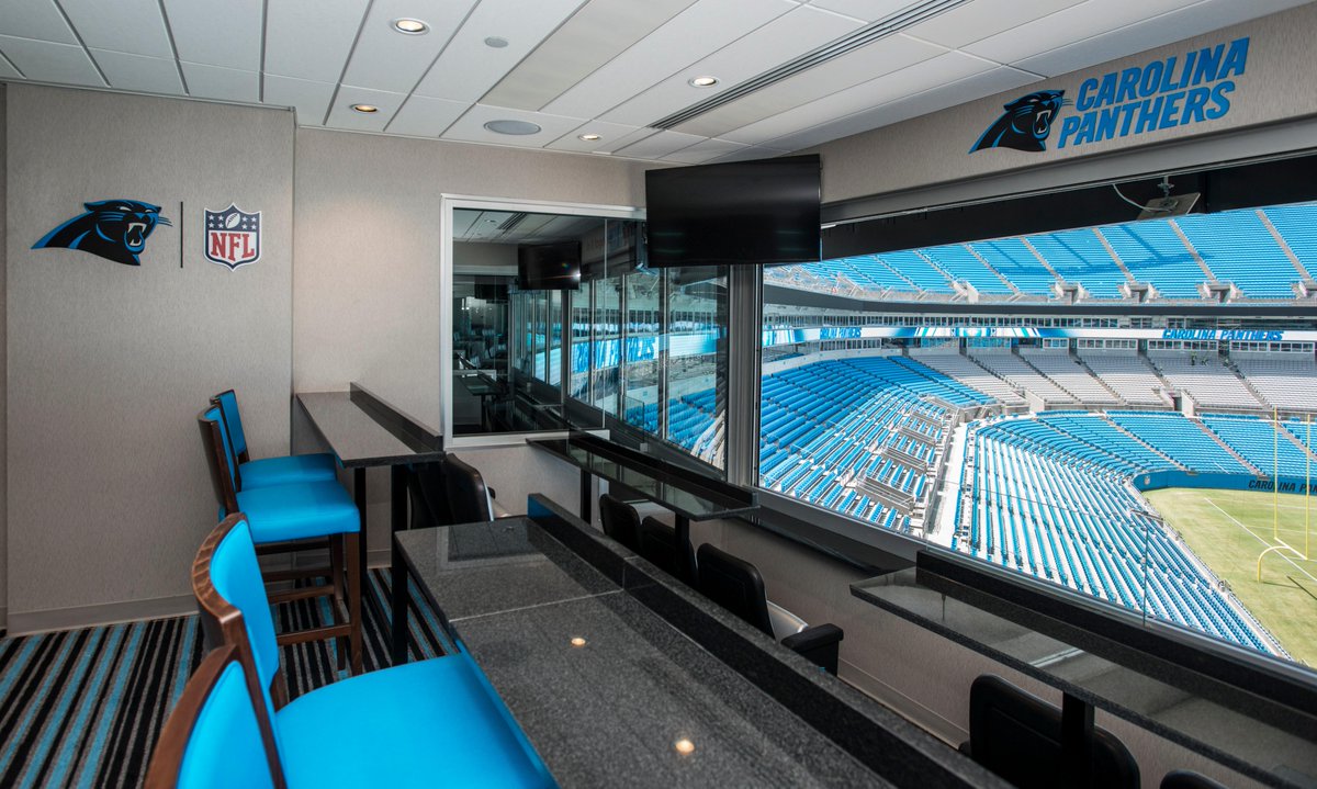 Carolina Panthers on X: 'Get an up close look at the #Panthers renovated  luxury suites! WATCH >>    / X