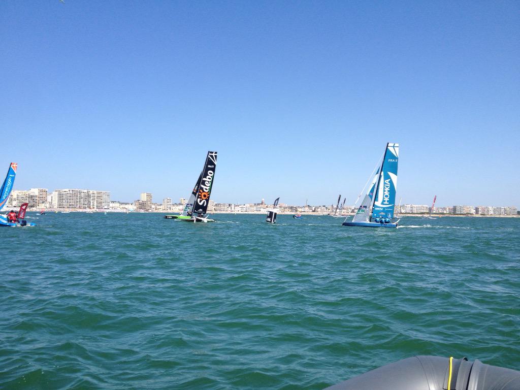 DynamiqueVoile's tweet photo. 8eme de la 1ère #finaleOR !! Deuxième manche à venir ! @VilleDesSables @tourvoile http://t.co/CP5LQFCX89