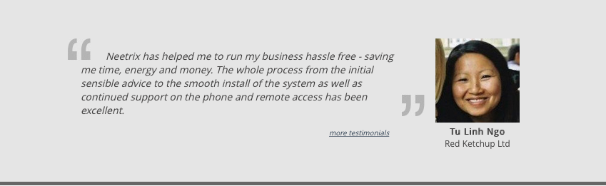 Neetrix's tweet photo. Shout out to @redketchupltd for giving us a really nice #testimonial! Thank you very much! #Neetrix #CRM #software http://t.co/ZY9HENOXrp