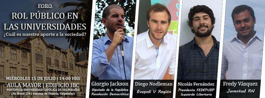 caaeii's tweet image. FORO: ROL PÚBLICO EN UNIVERSIDADES | Hoy a las 14:00 en IBC, PUCV. cc @Rdemocratica @evopoli @izq_libertaria @RNchile