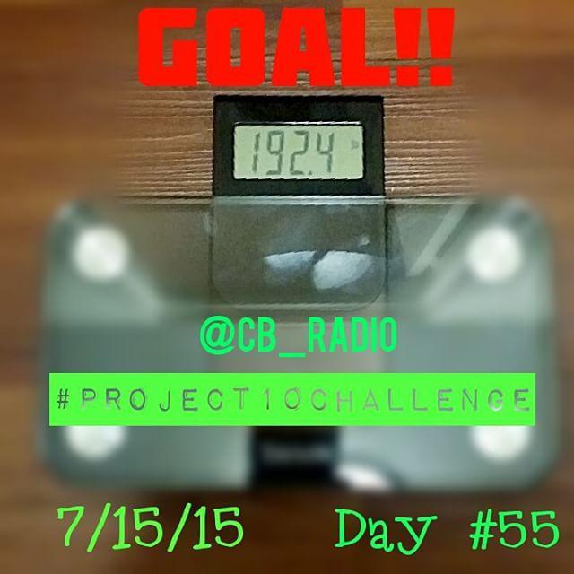 CB_Radio82's tweet image. Today is a GREAT day! 😄 @WestbrookWerk challenged me to lose my first 10 lbs. via the 90-Day #Project10Challenge wh…