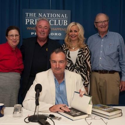 jankingauthor's tweet photo. Author Tom Young#NPCbooks#The Hunters with our book &amp; author committee#Noel St John photos http://t.co/44H8qzVykJ
