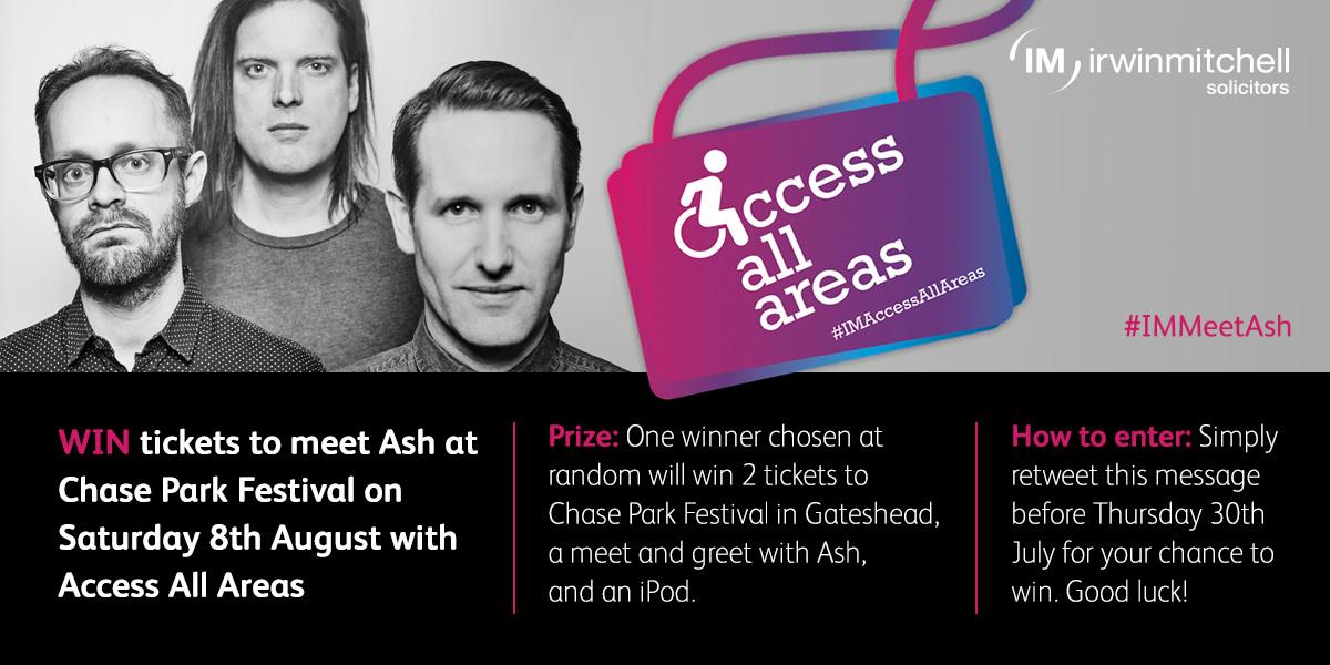 RebeccaMaddock's tweet image. RT to win tickets to @Chaseparkfest and to meet @AshOfficial bit.ly/AshComp #IMMeetAsh #ChaseParkFestival
