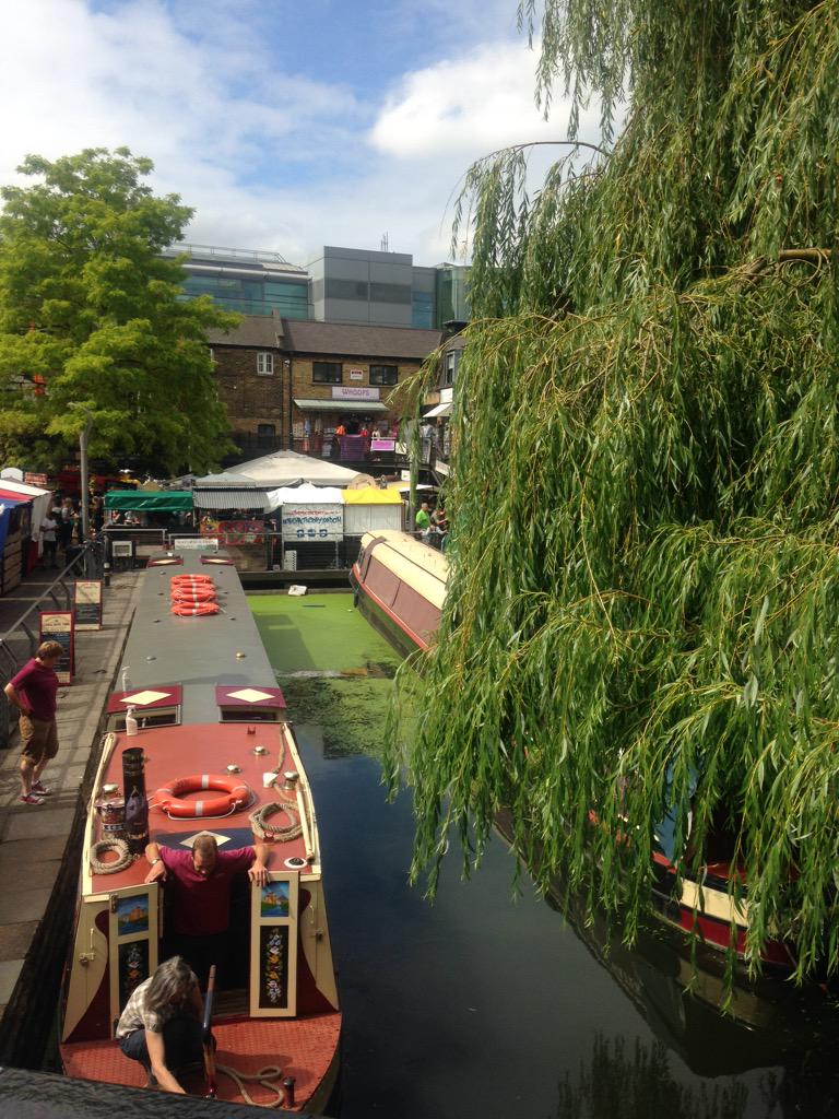 The weather is on our side #LHSLLPAwayDay #CamdenLock