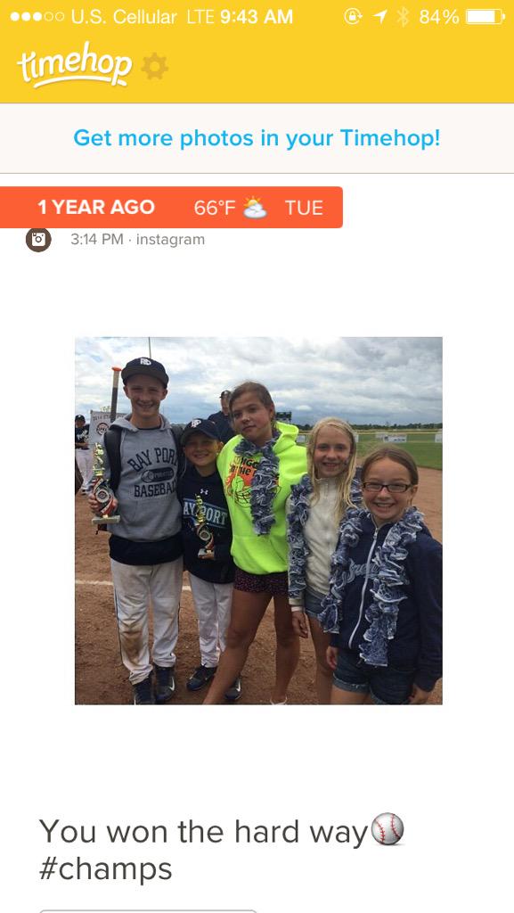 AlyssaDoelger's tweet photo. A year ago today the boys won their first state championship, and yesterday they won it again⚾️⚾️⚾️💙 @JonahDoelger http://t.co/SCHbPUcPdD