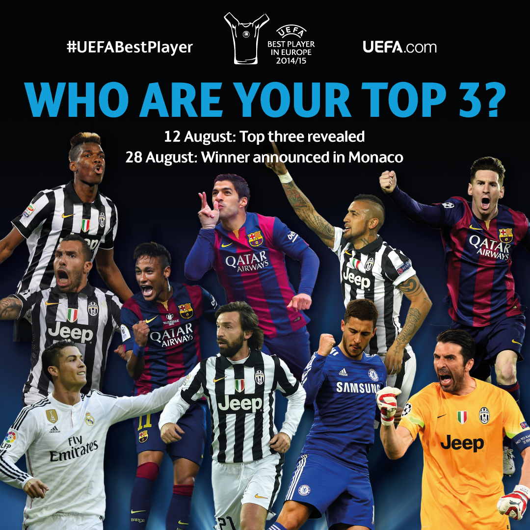 UEFA BEST PLAYER 2014/15 Award CJ9osguWIAAo6uo