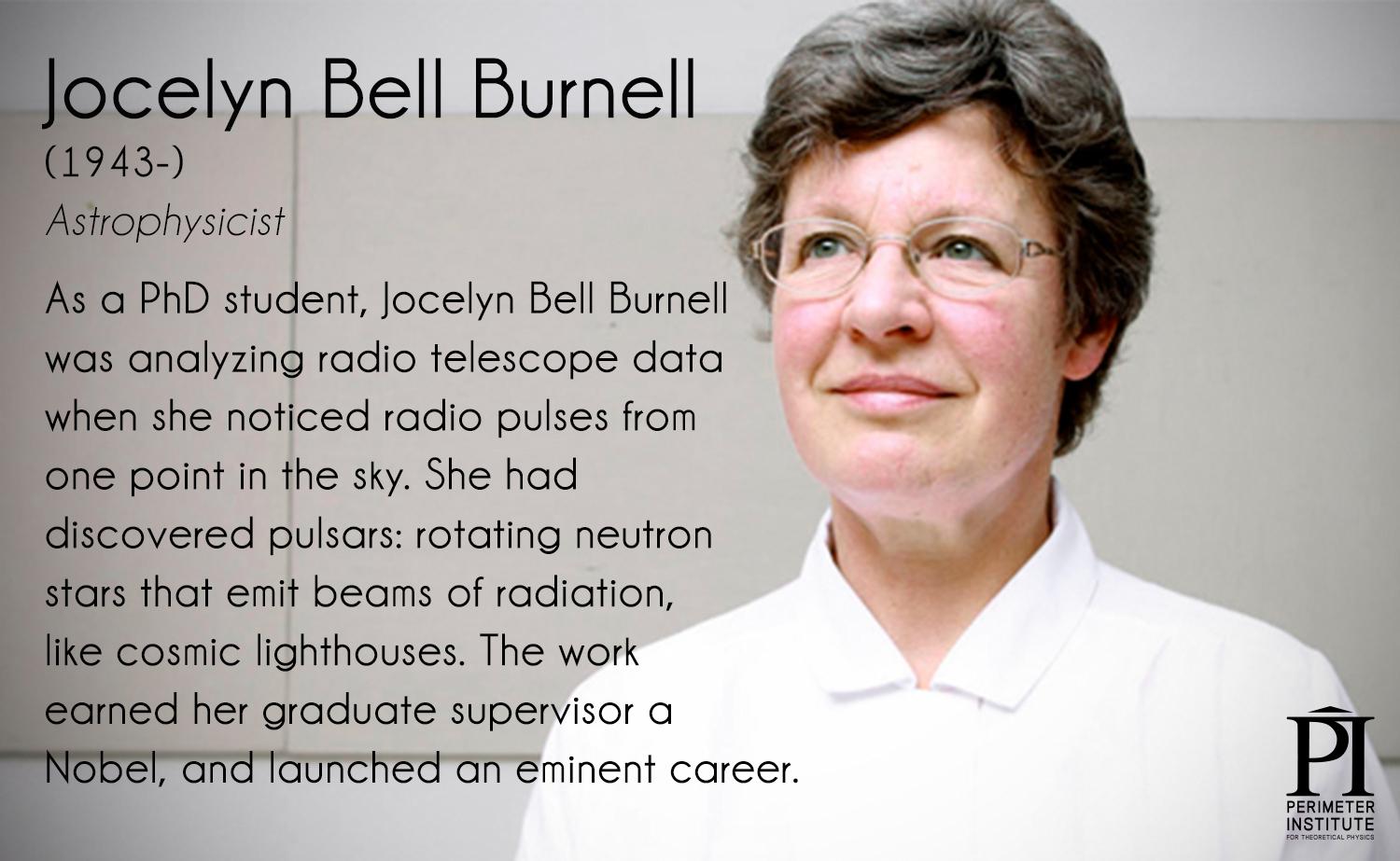 EamonOFlynn Perimeter: Happy birthday to Jocelyn Bell Burnell!  