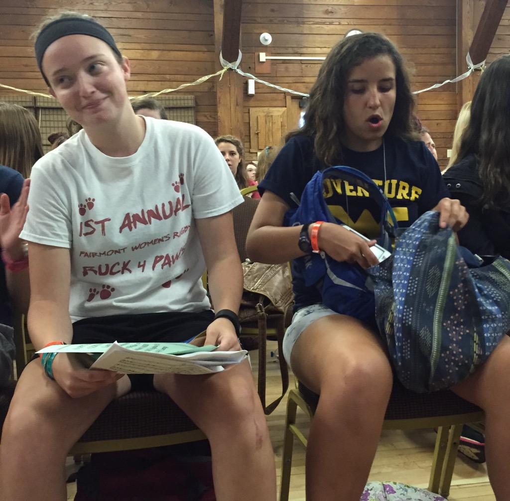 RGrifith's tweet photo. I 💚 getting to ⛺️ with my two favorites! 🎉🎂👭 @abbsfost @larelll711 #2015Alpha2 http://t.co/yztAfBcPZx