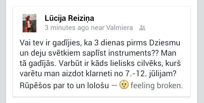 lu_zalte's tweet photo. Lūdzu,lūdzu palīdzi! Gribu uz Dziesmu un deju svētkiem!!! http://t.co/x2ut3JSDtH