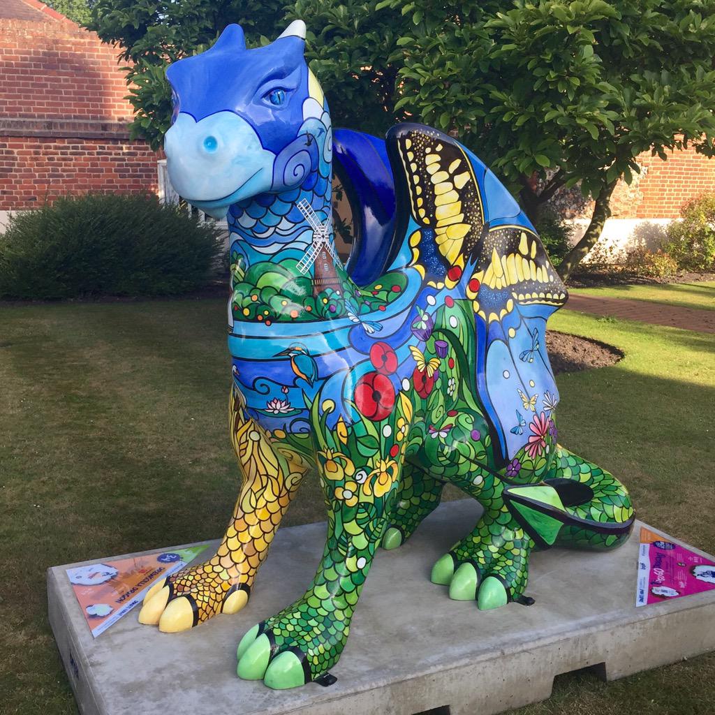 Dragon Of The Day: <a href="/GoGoDrewscilla/">GoGoDrewsCilla</a> by Julia Allum. A beautiful Dragon in a lovely setting #GGD15 #gogodragons