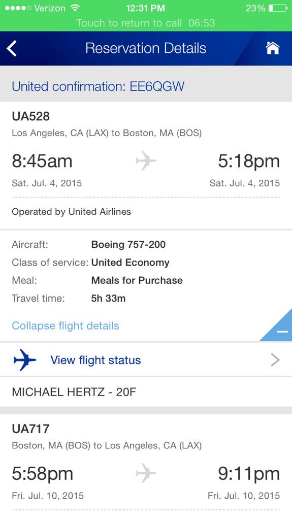 OneTrueTest's tweet photo. @united changed a flight in March, go to check in today, told I'm not confirmed and I have to pay $1,000.  Help? http://t.co/C8rgXqAnpM