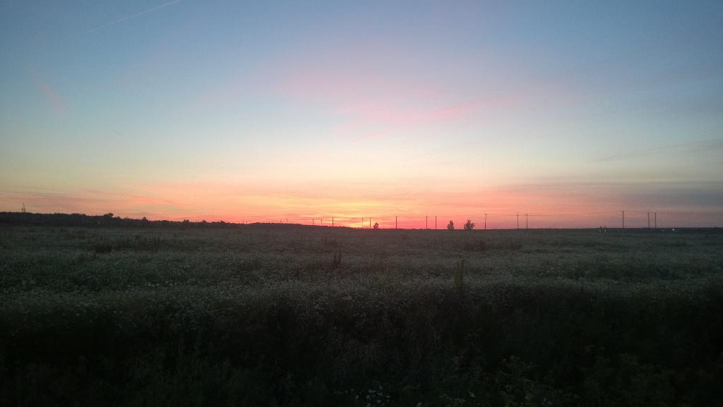 gdezlo's tweet image. Новомосковский закат для @izdato