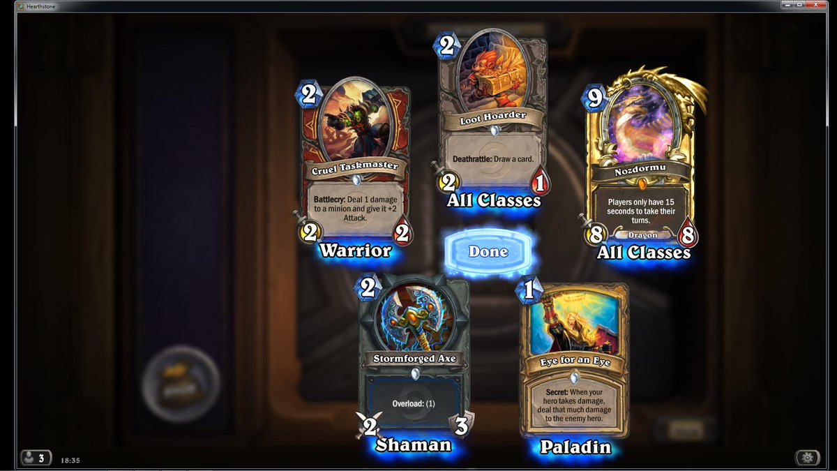 Shadowgrimmm's tweet image. the struggle is real should i disenchant to get another main goin or not it;s too good  #HSproblems
