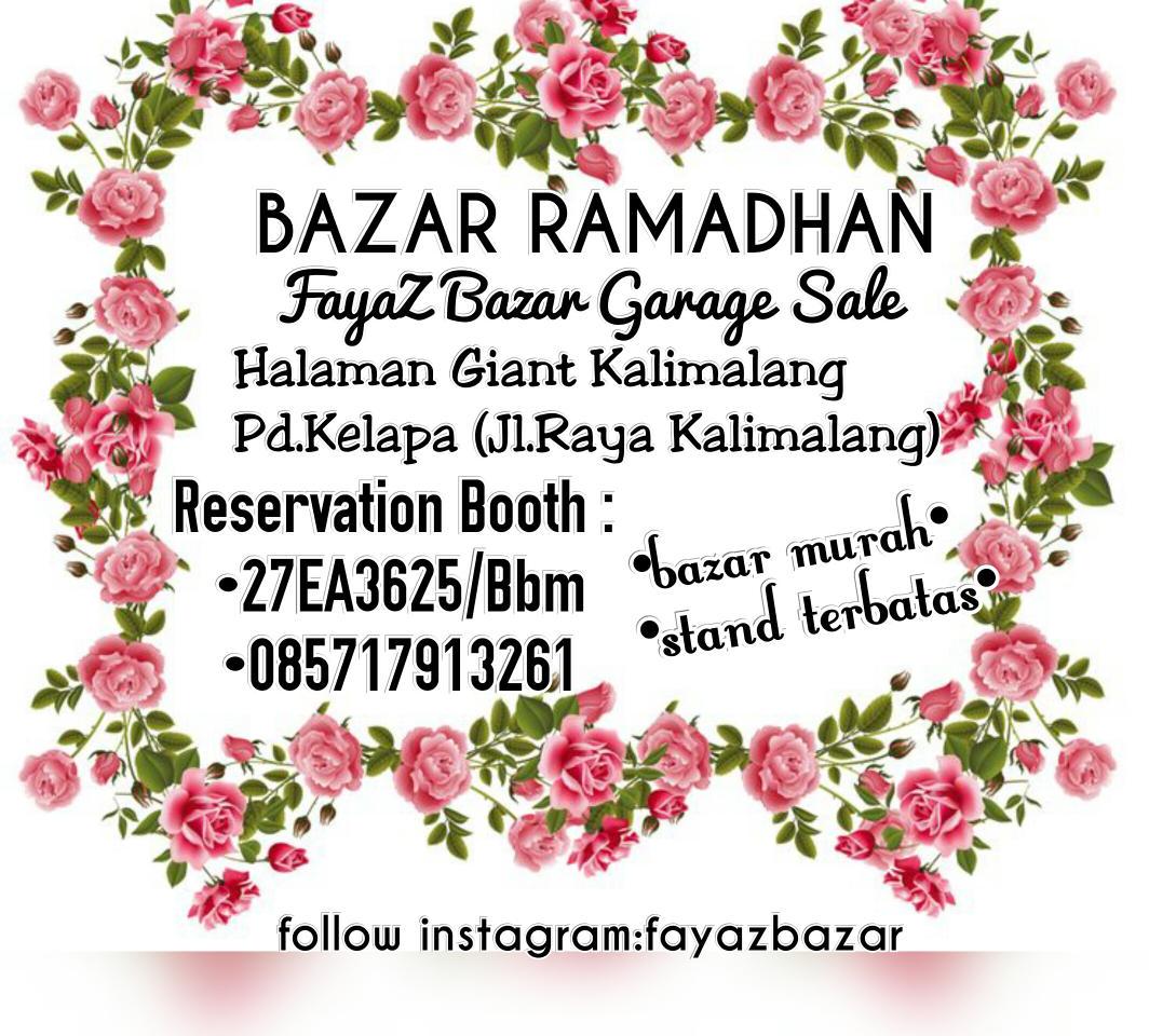 Ayo segera pesan booth kalian di bazar FBGS, standnya terbatas lho #bazarmurahjakartatimur <a href="/InfoBazaarJKT/">Info Bazaar Jakarta</a>
